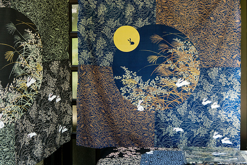 Foulards aux lapins