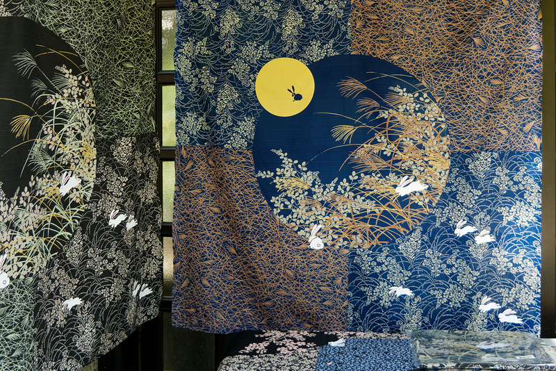 Foulards aux lapins