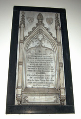 Memorial to Catherine and George Harrison, Aston Church, Cheshire