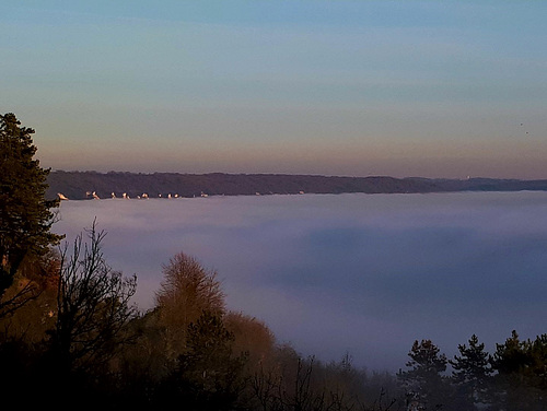 la Seine dans les nuages