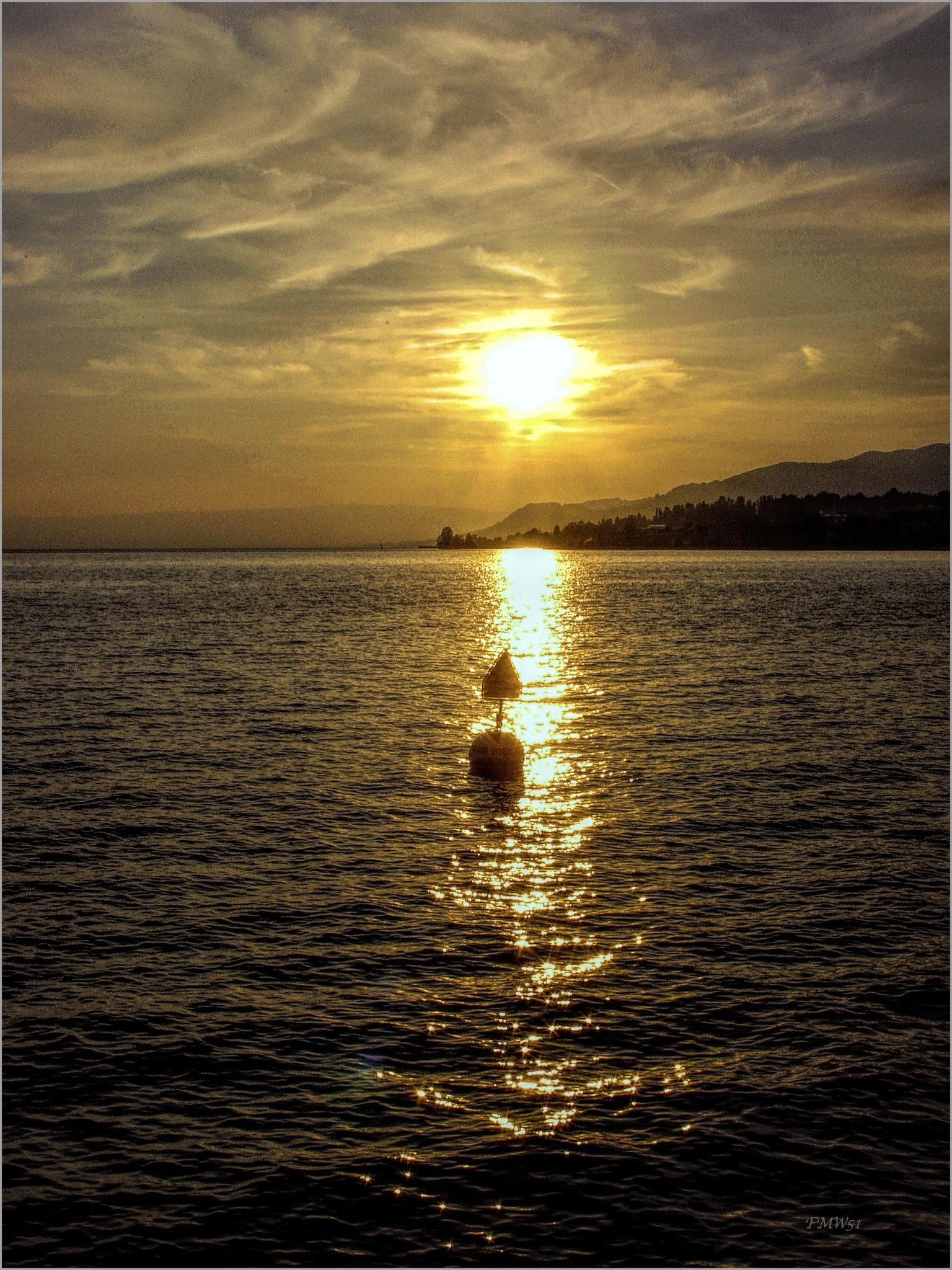 Montreux Golden Sunset