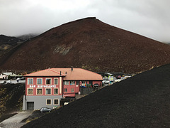 part way up Mt. Etna