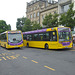 DSCF3638 Yellow Buses 857 (HF13 FZS) and 526 (YX12 AEY) in Bournemouth - 27 Jul 2018