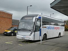 Whippet Coaches (National Express contractor) NX10 (BK15 AHY) in Mildenhall - 2 Apr 2019 (P1000830)