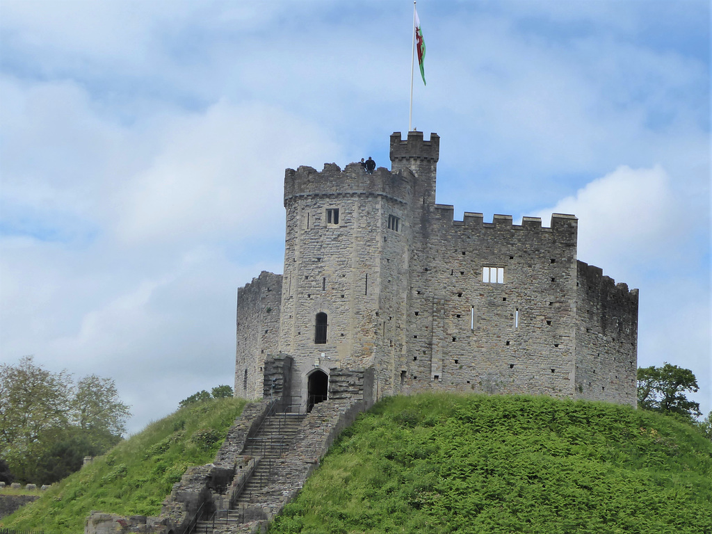 The keep Cardiff castle