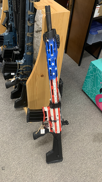 The most patriotic gun I’ve ever seen.