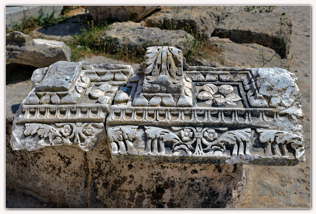 Fragment d'un cadre romain du IIe siècle - Carthage