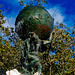 Beziers - Titanenbrunnen - Detail: Atlas