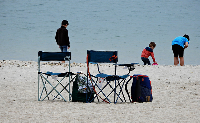 à la plage ...