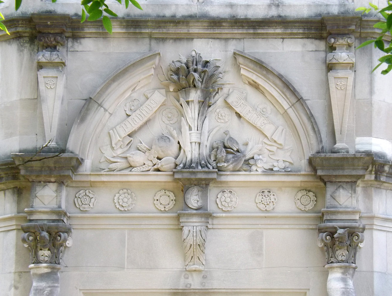 Detail of Coe Hall at Planting Fields, May 2012
