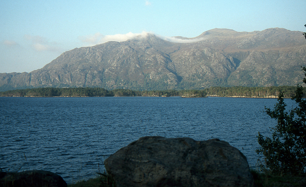 Beinn Airigh Charr accross Loch Maree 24th September 1998