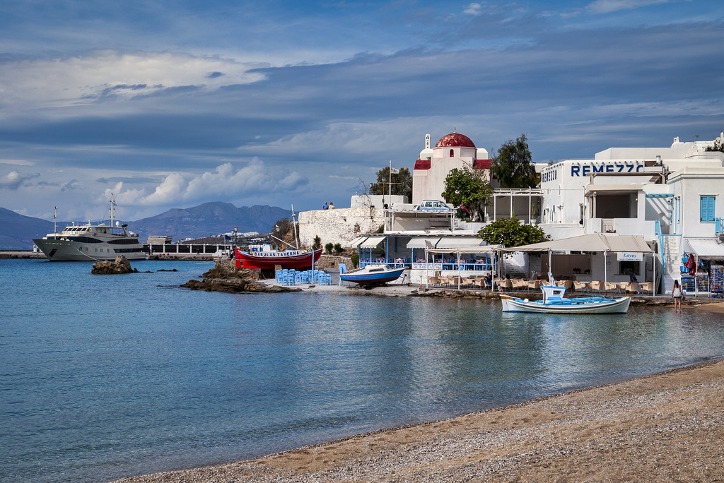 Mykonos Harbor Boats