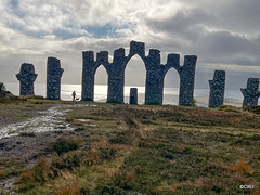 The Fyrish Monument looking south over the Cromarty Firth