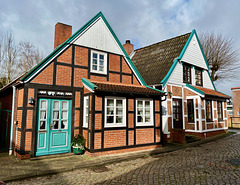 Fachwerkbau an der Elbe