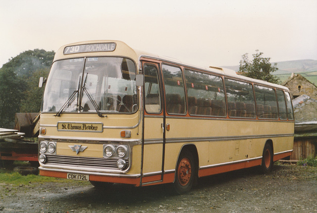 St. Thomas’s Church, Newhey (ex Yelloway) CDK 172L – 11 Sep 1988 (74-43)