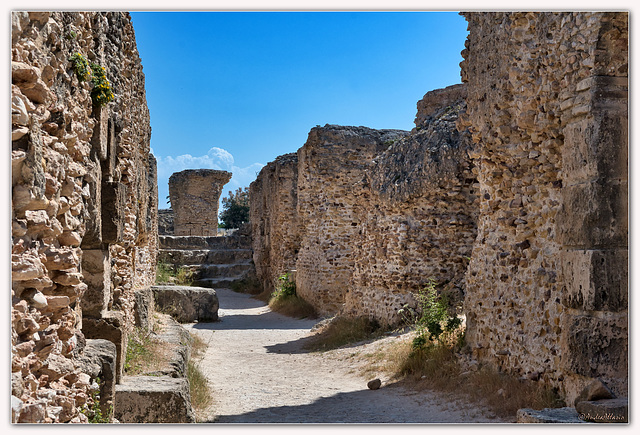 Une rue de  Thermes - Carthage