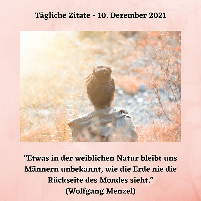 Tägliche Zitate - 10. Dezember 2021