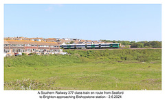 377 viewed from Seaford sea front 2 6 2024