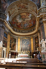 Inside Sant'Andrea delle Fratte