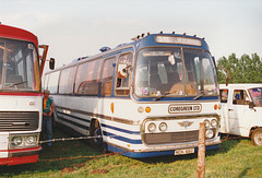 HFF: Stock Car Transporter (ex Yelloway) NDK 166G at Mildenhall Stadium – 22 July 1989 (92-28A)