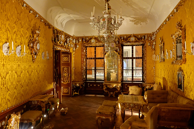 Porcelain Room from the Palais Dubsky in Brno, 1740