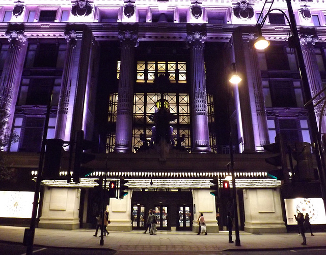 Selfridges Department Store in London, April 2013