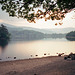Evening at Derwent Water near The Ings (Scan from May 1990)