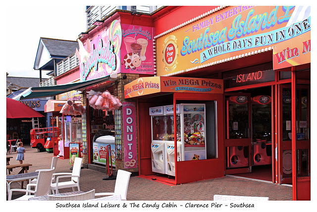 Clarence Pier - Southsea Island Leisure & The Candy Cabin -  Southsea