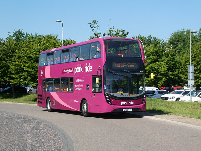 Stagecoach East (Cambus) 10789 (SN66 VZL) at the Madingley Road Park and Ride site - 16 Jun 2021 (P1080572)