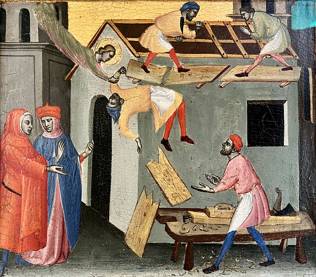 San Gimignano 2024 – Palazzo Communale – Saint Fina saves a worker