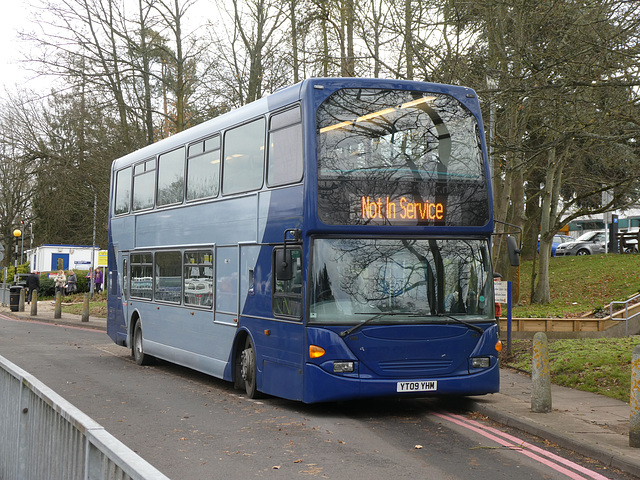 Coach Services (Thetford) YT09 YHM in Bury St Edmunds - 9 Dec 2019 (P1060341)