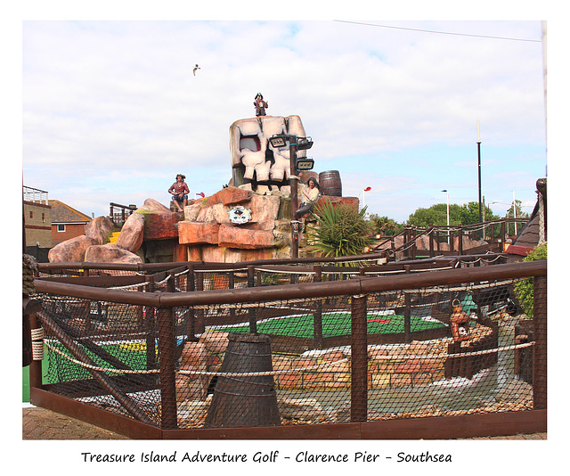 Clarence Pier - Treasure Island Adventure Golf - Southsea - 11 7 2019