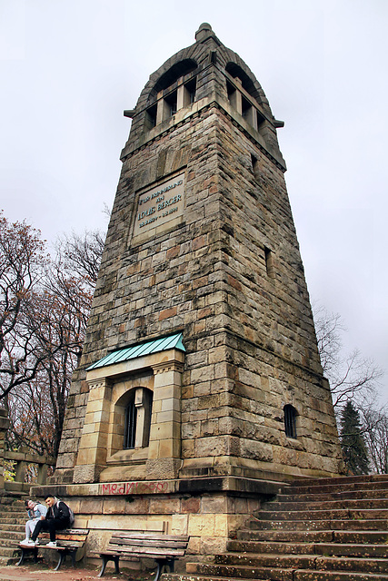 Berger-Denkmal auf dem Hohenstein (Witten) / 26.11.2023