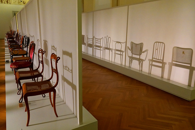 Chairs and their shadows