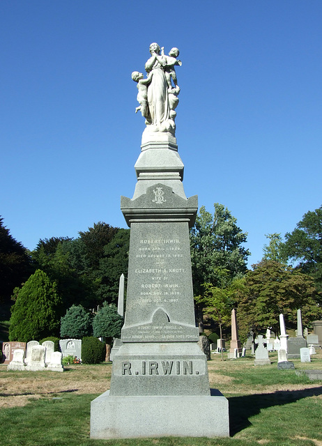 Irwin Grave in Greenwood Cemetery, September 2010