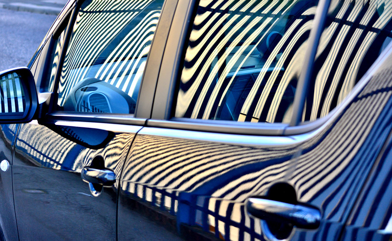 Zebra Car: Reflected Fence 2