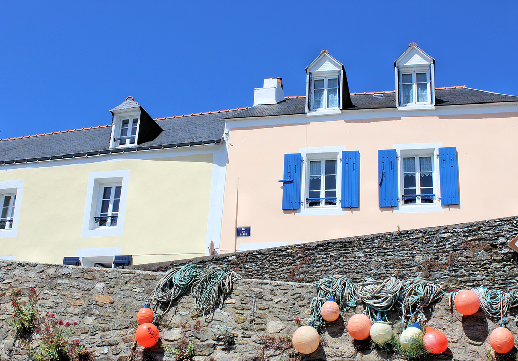 Belle-Ile-en-Mer (56) 13 juin 2013. Sauzon.