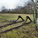 Zeche Friedrich Thyssen 4/8, altes Werksbahngleis mit Prellbock (Duisburg-Beeck) / 8.02.2020