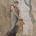 Detail of the Fresco with Punished Eros from the House of Punished Love in Pompeii at ISAW, May 2022