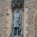 Statue of Robert the Bruce at the Entrance to Edinburgh Castle