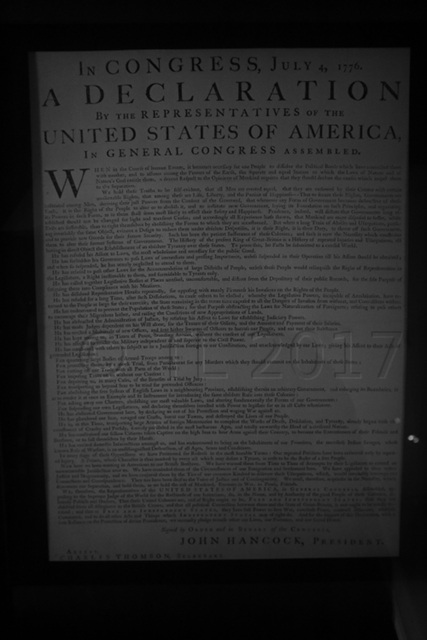 Declaration of Independence, Independence National Historic Park, Philadelphia