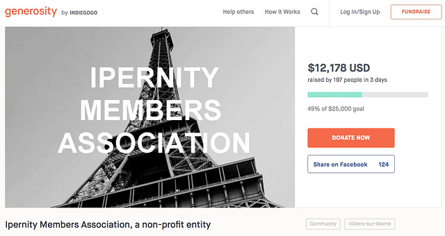 Ipernity crowdfunding campaign