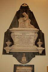 Monument to Mary Pemberton (D1865) by Bennison of Manchester, Great Sankey Church, Warrington, Cheshire