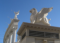 the winged lion of Las Vegas (Caesars Palace)