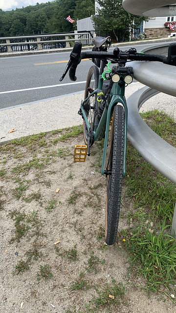 Stopped for an ice cream cone, but it was melting so fast I couldn’t take a photo.