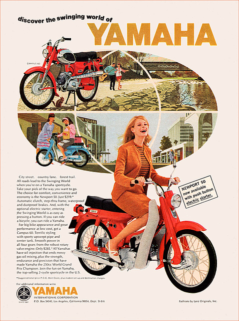 Yamaha Sportscycle Ad, 1966