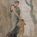 Detail of the Fresco with Punished Eros from the House of Punished Love in Pompeii at ISAW, May 2022