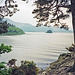 Evening at Derwent Water, looking from Friar’s Crag (Scan from May 1990)