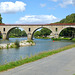Bridge over the Mayenne river, France