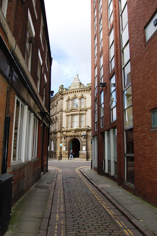 Lowgate, Kingston upon Hull from Bishop Lane